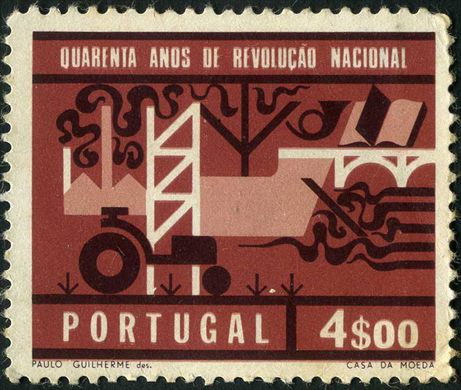 Portugal - 1966 - 40 Anos da Revolucao Nacional - 4Esc