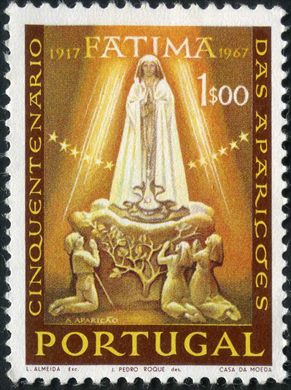 Portugal - 1967 - Cinquentenario Aparicoes Fatima - 1Esc