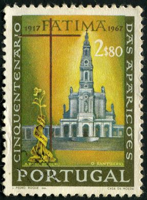 Portugal - 1967 - Cinquentenario Aparicoes Fatima - 2Esc80