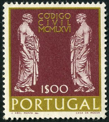Portugal - 1967 - Codigo Civil - 1Esc