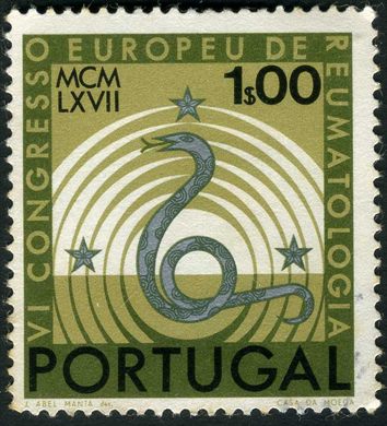 Portugal - 1967 - VI Congresso Europeu Reumatologia - 1 00Esc