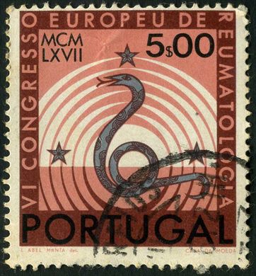 Portugal - 1967 - VI Congresso Europeu Reumatologia - 5 00Esc