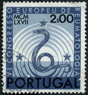 Portugal - 1967 - VI Congresso Europeu Reumatologia - 2 00Esc