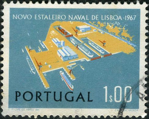 Portugal - 1967 - Novo Estaleiro Naval de Lisboa - 1 00Esc