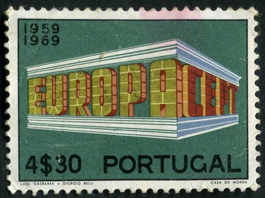Portugal - 1969 - Europa CEPT 10o Aniversario 1959-1969 - 4Esc30