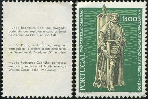 Portugal - 1969 - II Centenario da Fundacao de S Diego - Joao Rodrigues Cabrilho - 1Esc00