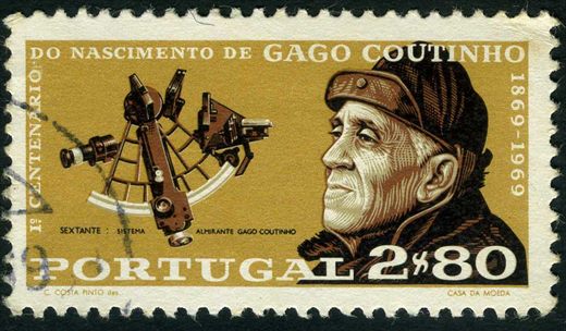 Portugal - 1969 - Centenario Nascimento Gago Coutinho Sextante - 2Esc80
