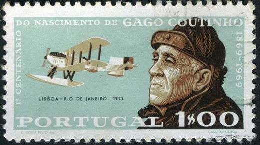 Portugal - 1969 - Centenario Nascimento Gago Coutinho Hidroaviao - 1Esc