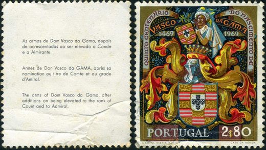 Portugal - 1969 - Quinto Centenario do Nascimento de Vasco da Gama - 2.80