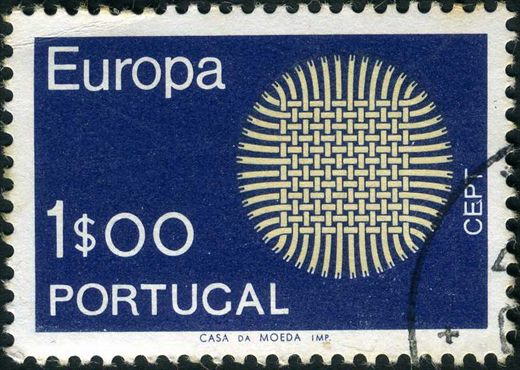 Portugal - 1970 - Europa CEPT Fios entrelacados - 1Esc00