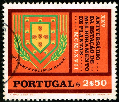Portugal - 1970 - 25 Aniversario Estacao Melhoramento de Plantas - Brasao - 2.50Esc