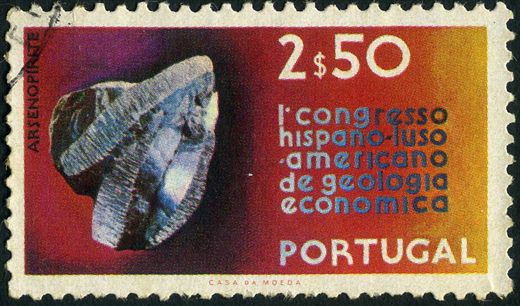 Portugal - 1971 - I Congresso Hispano-Luso-Americano de Geologia Economica - Arsenopirite - 2Esc50