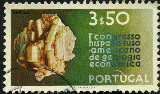 Portugal - 1971 - I Congresso Hispano-Luso-Americano de Geologia Economica - Berilo - 3Esc50