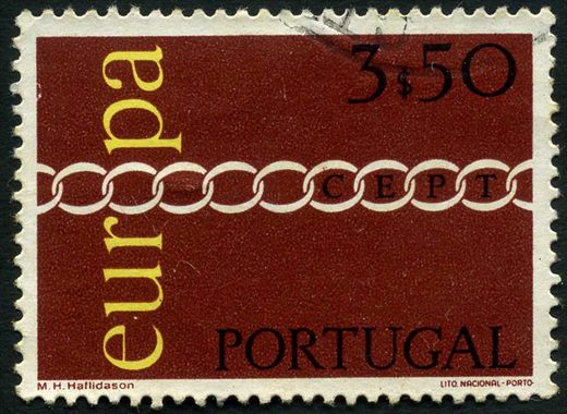 Portugal - 1971 - Europa CEPT Fraternidade Cooperacao Esforco Comum - 3Esc50