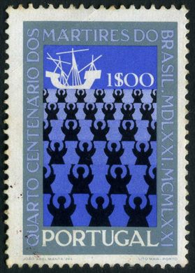 Portugal - 1971 - Quarto Centenario dos Martires do Brasil - 1.00