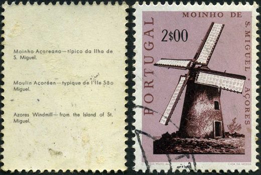 Portugal - 1971 - Moinhos Portugueses Moinho de Sao Miguel - 2Esc00