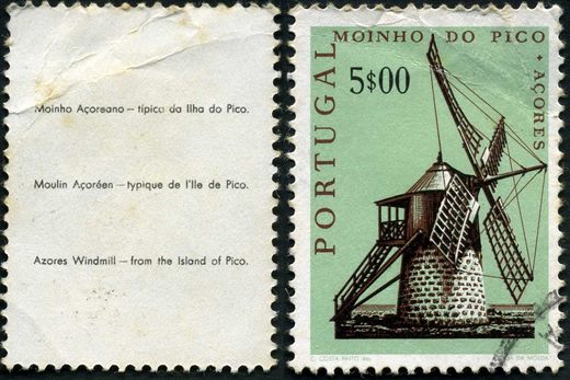 Portugal - 1971 - Moinhos Portugueses Moinho do Pico - 5Esc00