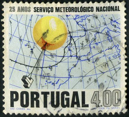 Portugal - 1971 - 25 Anos do Servico Meteorologico Nacional - 4Esc