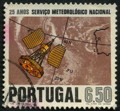 Portugal - 1971 - 25 Anos do Servico Meteorologico Nacional - 6Esc50