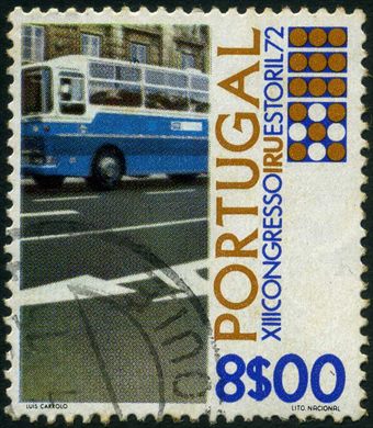Portugal - 1972 - XIII Congresso IRU Estoril - Autocarro - 8Esc