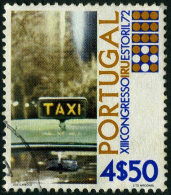 Portugal - 1972 - XIII Congresso IRU Estoril - Taxi - 4.50Esc