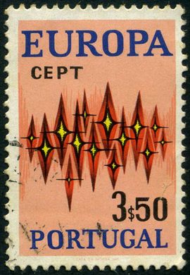 Portugal - 1972 - Europa CEPT Faiscas Simbolico das Comunicacoes - 3Esc50