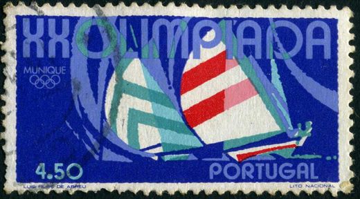 Portugal - 1972 - XX Olimpiada Munique - Vela - 4.50Esc