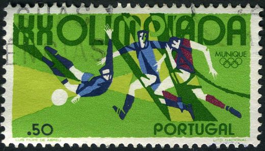 Portugal - 1972 - XX Olimpiada Munique - Futebol - 0Esc50