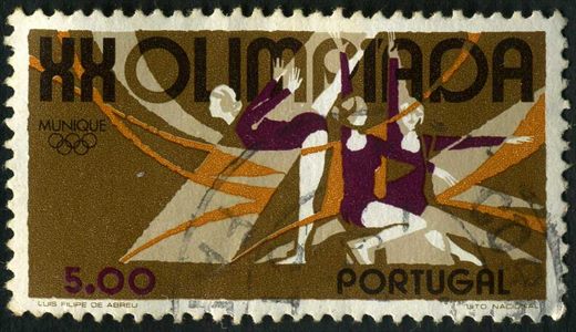 Portugal - 1972 - XX Olimpiada Munique - Ginastica - 5Esc