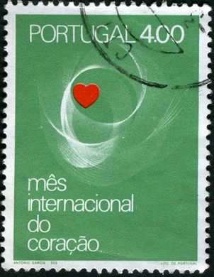 Portugal - 1972 - Mes Internacional do Coracao - 4 00