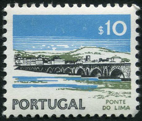 Portugal - 1972 - Paisagens e Monumentos - Ponte do Lima - 0 10