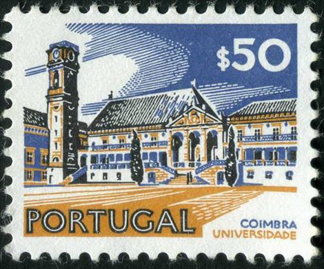 Portugal - 1972 - Paisagens e Monumentos - Universidade de Coimbra - 0 50