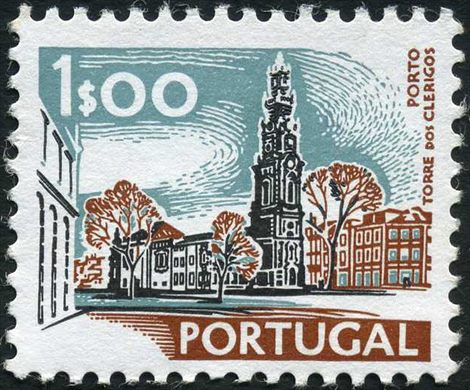 Portugal - 1972 - Paisagens e Monumentos - Torre dos Clerigos - 1 00