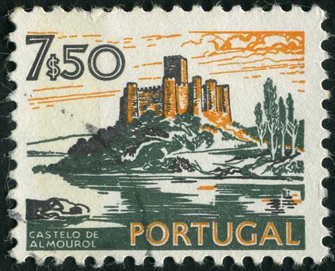 Portugal - 1972 - Paisagens e Monumentos - Castelo de Almourol - 7 50