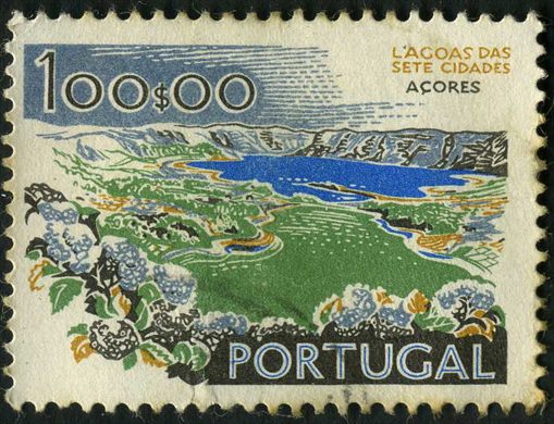 Portugal - 1972 - Paisagens e Monumentos - Lagoa das Sete Cidades - 100 00