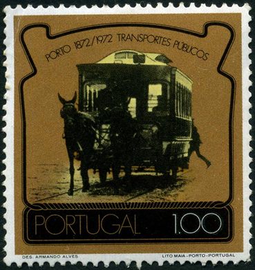 Portugal - 1972 - Porto 1872 1972 Transportes Publicos - Carro Americano - 1 00