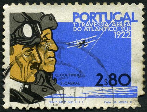 Portugal - 1972 - Travessia Aerea Atlantico Sul Coutinho Cabral - 2Esc80