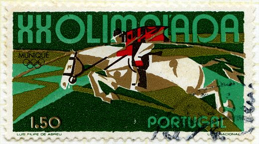Portugal - 1972 - XX Olimpiada Munique - Hipismo - 1.50Esc