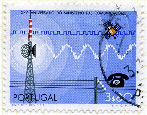 Portugal - 1973 - 25 Aniversario Ministerio das Comunicacoes - Telecomunicacoes - 3.80Esc