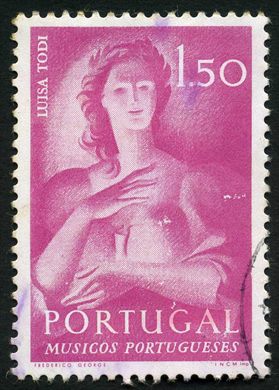 Portugal - 1974 - Musicos Portugueses - Luisa Todi - 1Esc50