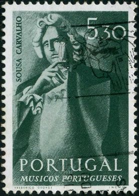 Portugal - 1974 - Musicos Portugueses - Sousa Carvalho - 5Esc30