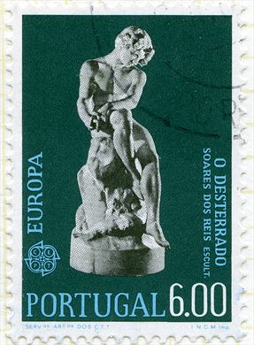 Portugal - 1974 - Europa CEPT Escultura O Desterrado Soares dos Reis - 6Esc00