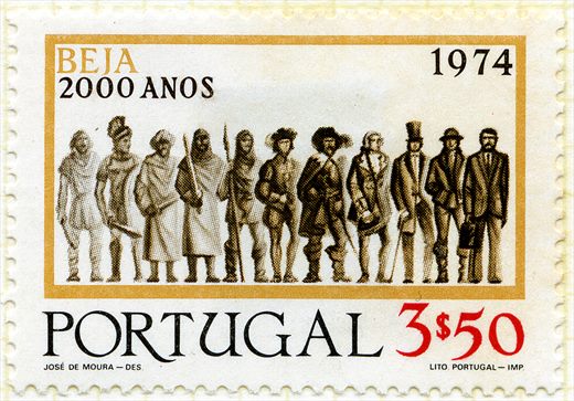 Portugal - 1974 - Beja 2000 Anos - 3Esc50