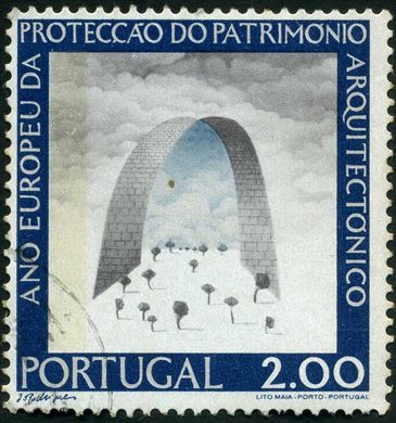 Portugal - 1975 - Ano Europeu Patrimonio Arquitectonico - 2Esc