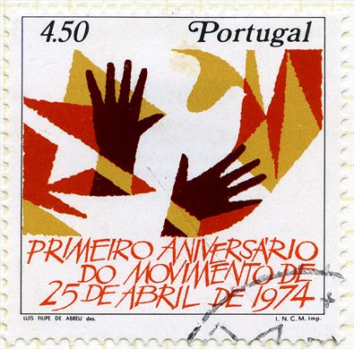 Portugal - 1975 - Primeiro Aniversario do Movimento de 25 de Abril - 4.50Esc