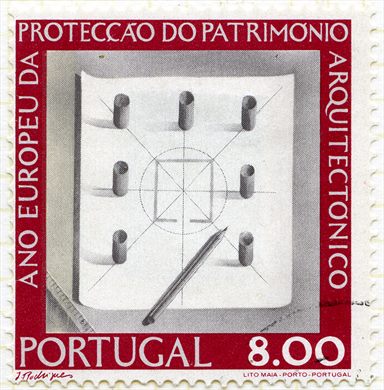 Portugal - 1975 - Ano Europeu Patrimonio Arquitectonico - 8Esc
