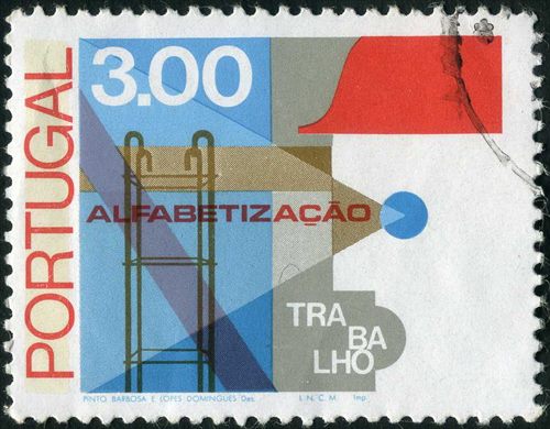 Portugal - 1976 - Alfabetizacao e Trabalho - 3Esc