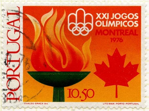 Portugal - 1976 - XXI Jogos Olimpicos Montreal - Pira Olimpica - 10.50Esc
