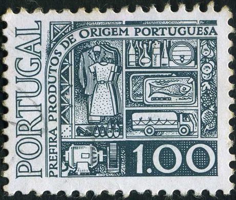 Portugal - 1976 - Apoio a Producao Nacional - Produtos Origem Portuguesa - 1Esc