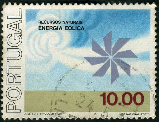 Portugal - 1976 - Recursos Naturais Energia Eolica - 10.00